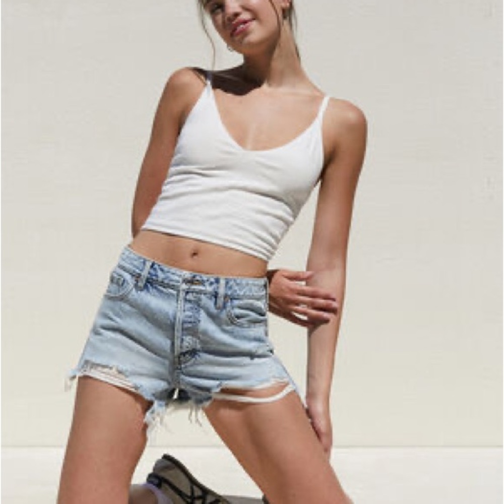 Pacsun denim jean  distressed shorts